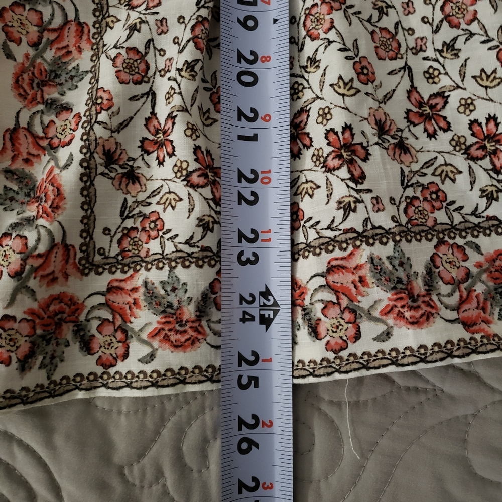 CLEARANCE Max Studio Boho Floral Print Top - Picture 5 of 7